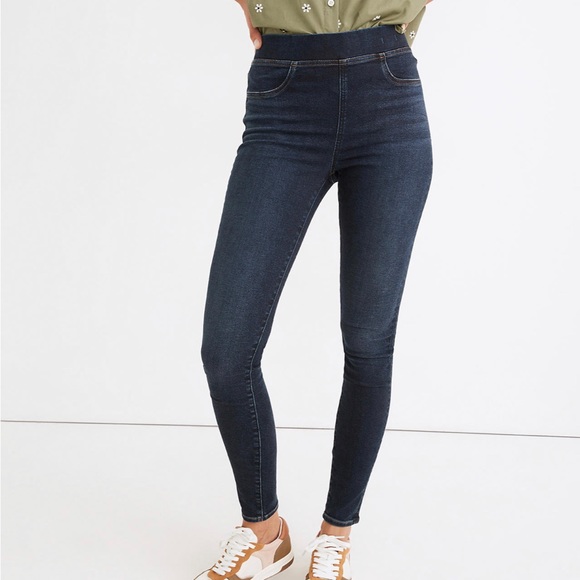 Madewell Pull-on Skinny Jeans Size 25T (tall) in Wisteria Wash - Picture 2 of 3